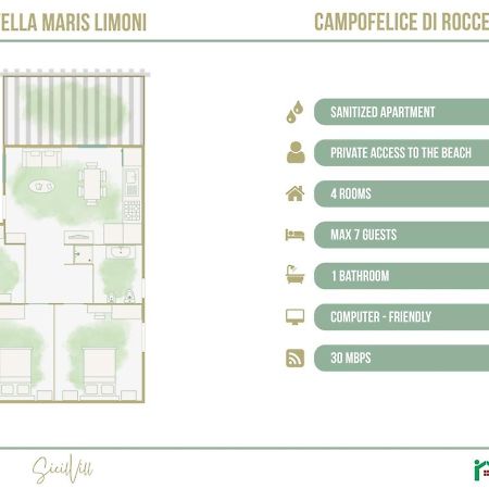 Vila Stella Maris Limoni By Sicilvill Campofelice Di Roccella Exteriér fotografie